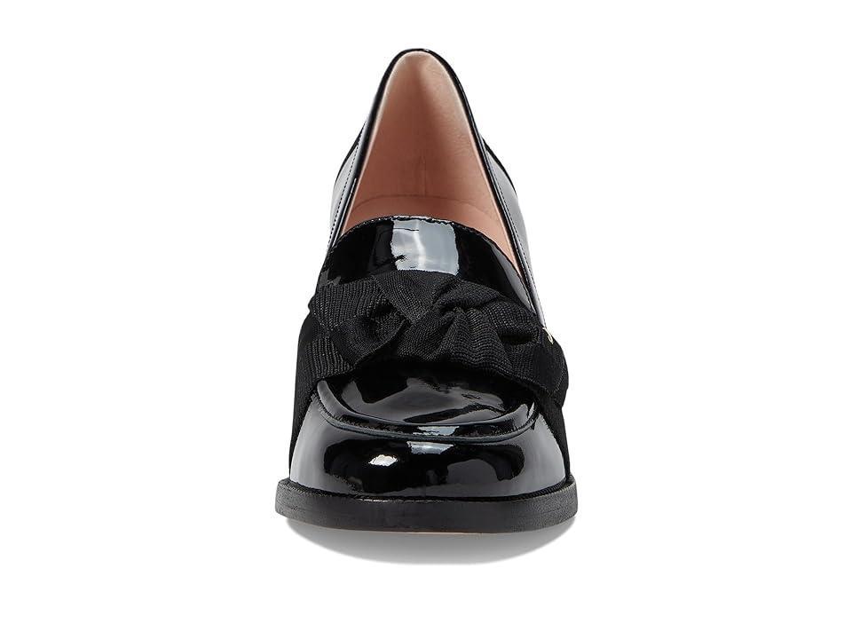 Womens Leandra 89MM Leather Block-Heel Loafers Product Image