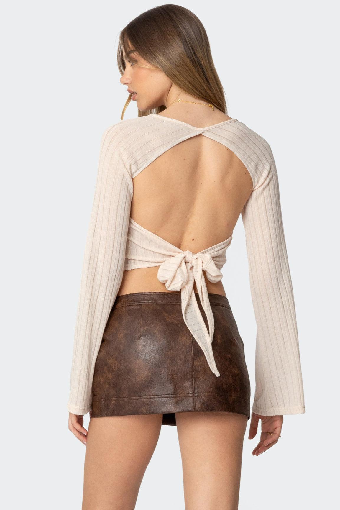 Rachelle Tied Backless Top Product Image