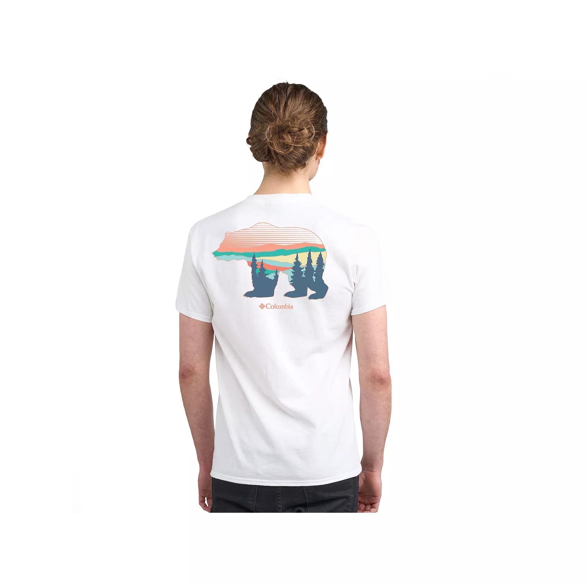 Mens Columbia Americana Adventure Print Short Sleeve Graphic Tee Product Image