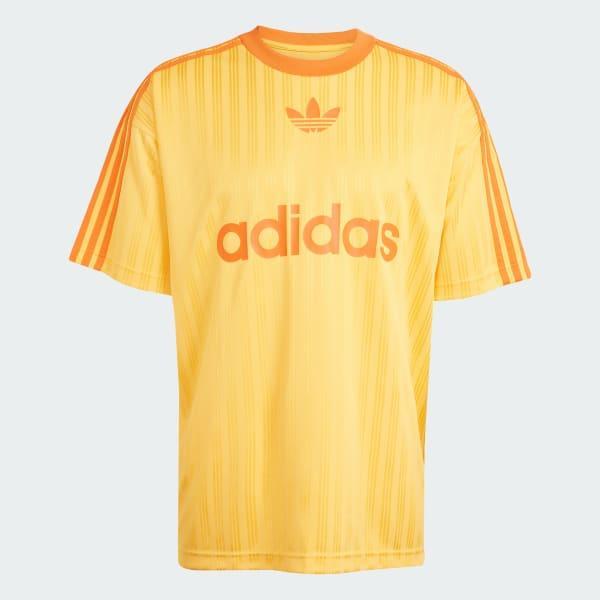 adidas Adicolor Tee Powder Yellow L Mens Product Image