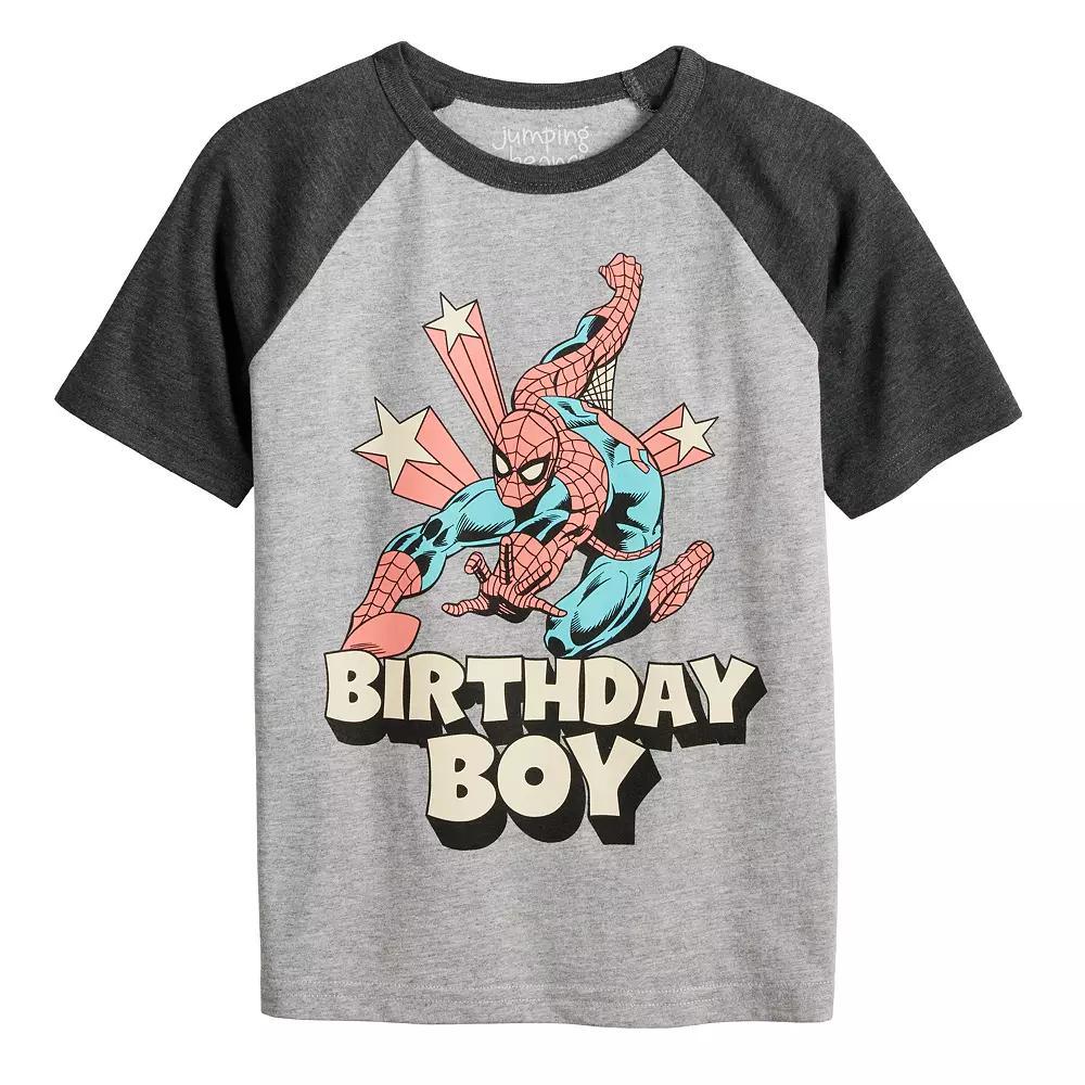 Boys 4-8 Jumping Beans® Spider-Man Birthday Graphic Tee, Boy's, Size: 12, Grey Product Image