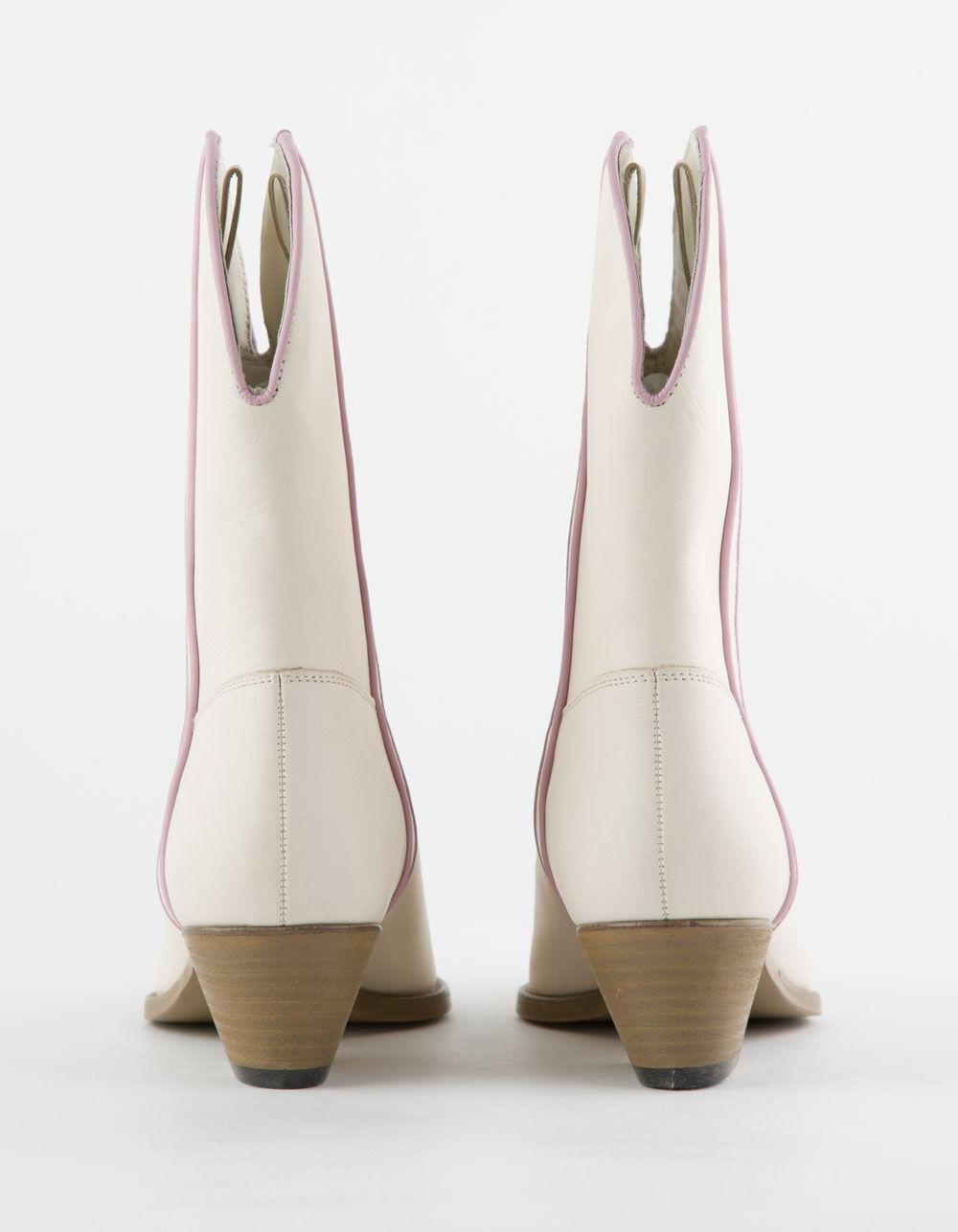 FREE PEOPLE Borderline Womens Western Boots - BURGUNDY Product Image