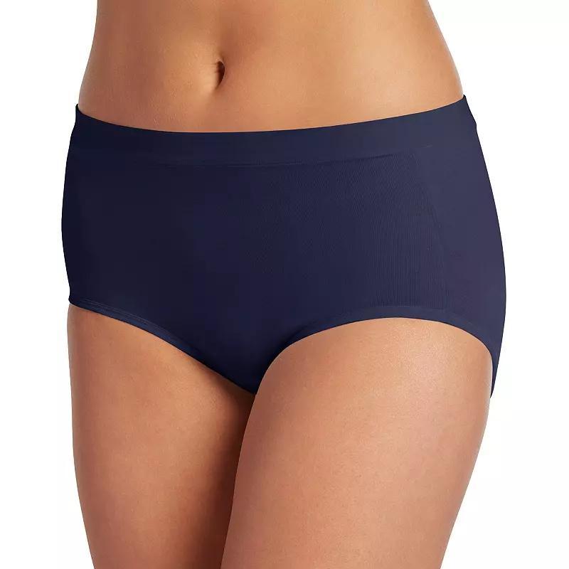 Womens Jockey Cotton Stretch Brief Panty 1556, Gray Grey Product Image