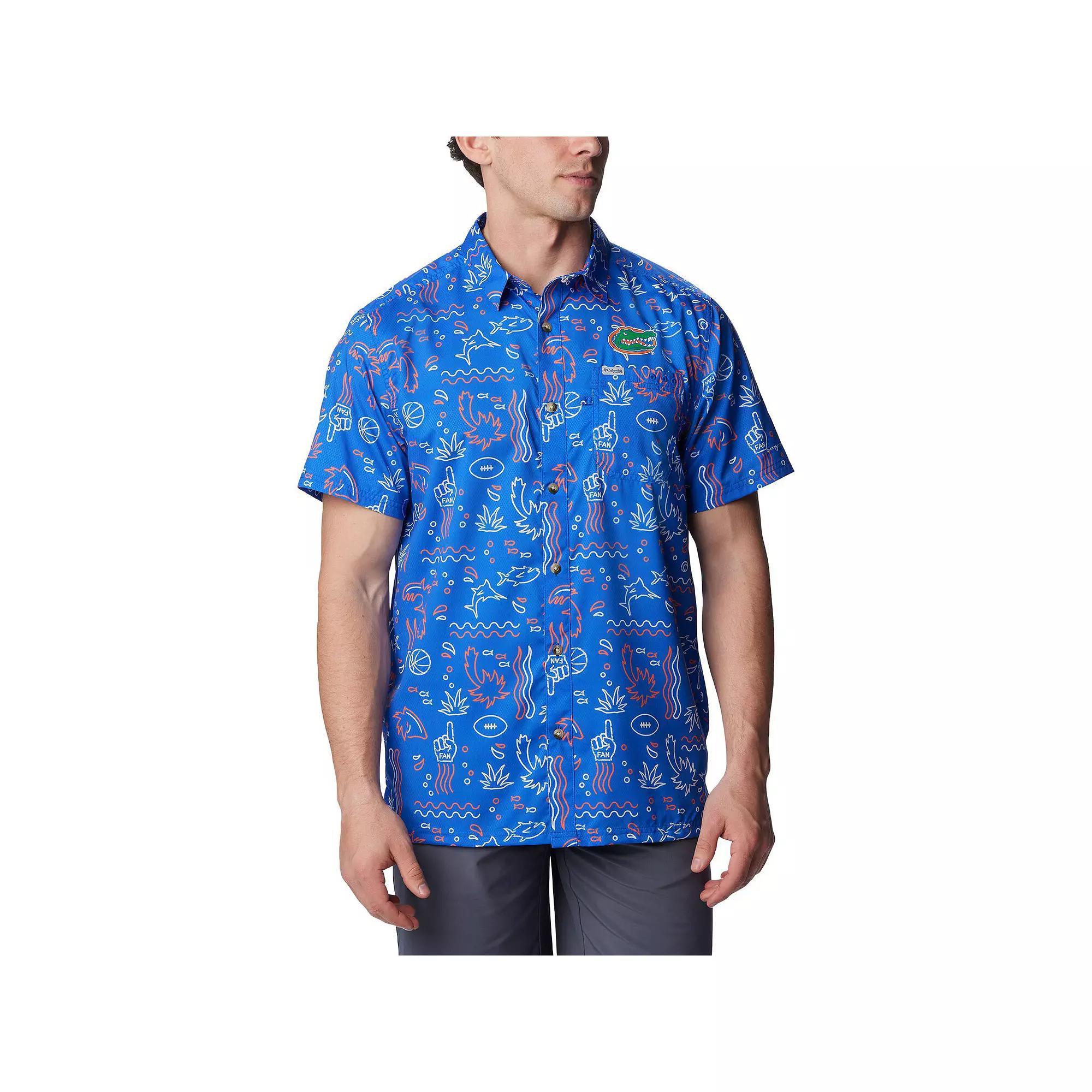 Columbia Men's Collegiate PFG Super Slack Tide Shirt - Florida- Product Image