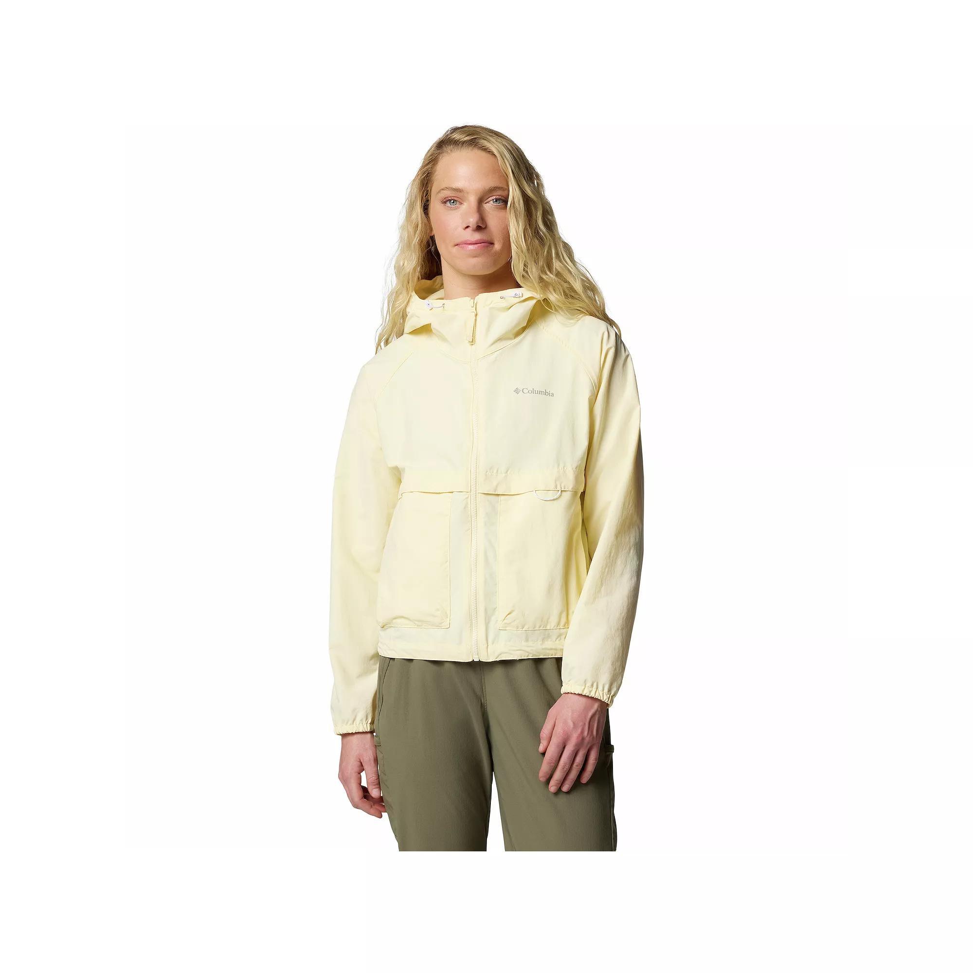 Women's Columbia Spire Valley Omni-SHIELD™ Windbreaker Jacket, Size: Medium, Yellow Wash Product Image