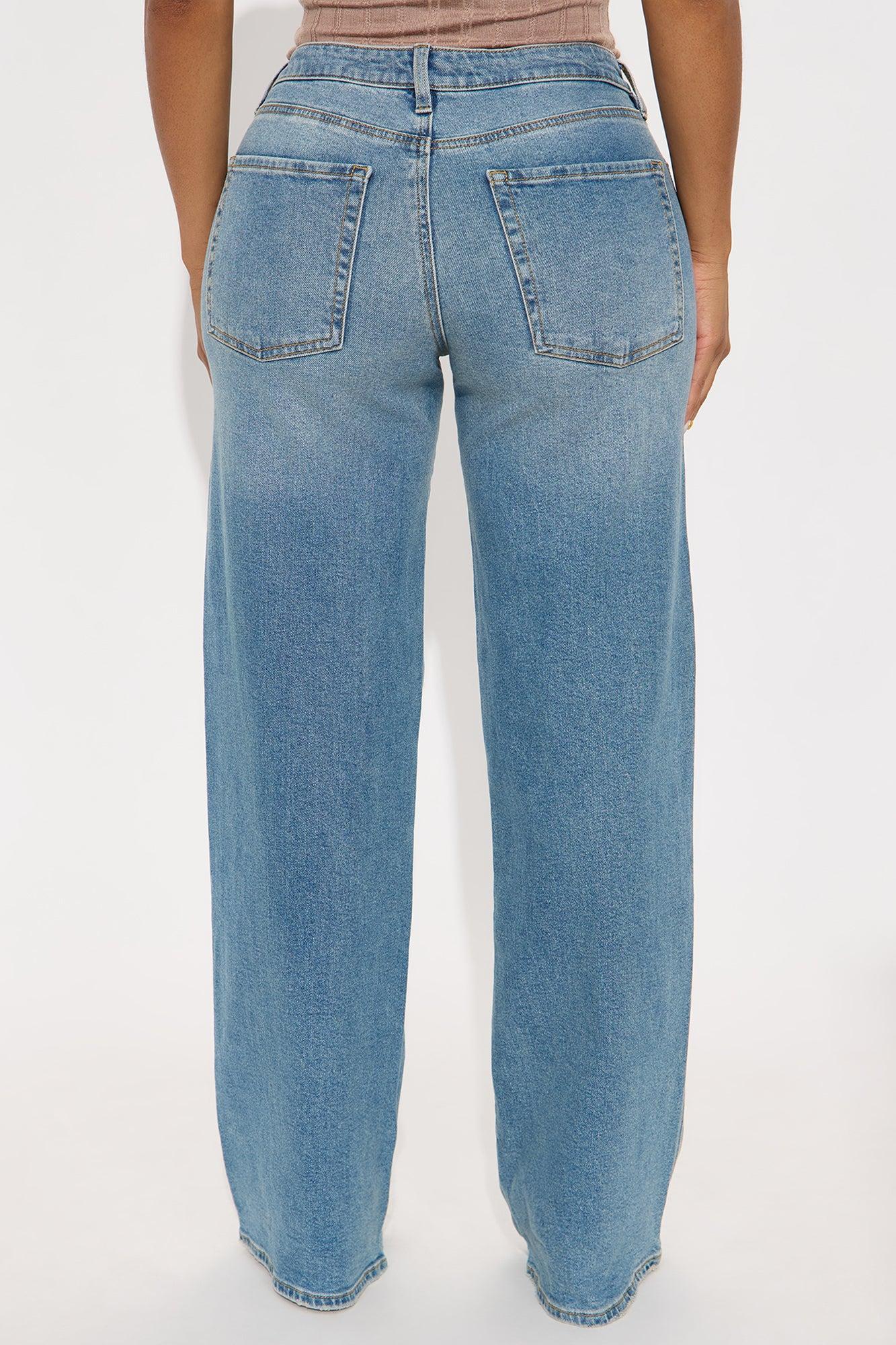 Eastside Low Rise Crossover Wide Leg Jean - Vintage Wash Product Image