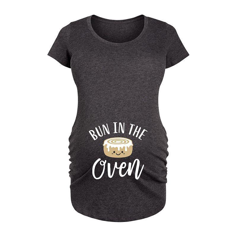 Maternity Bun In The Oven Belly Graphic Tee, Womens Product Image
