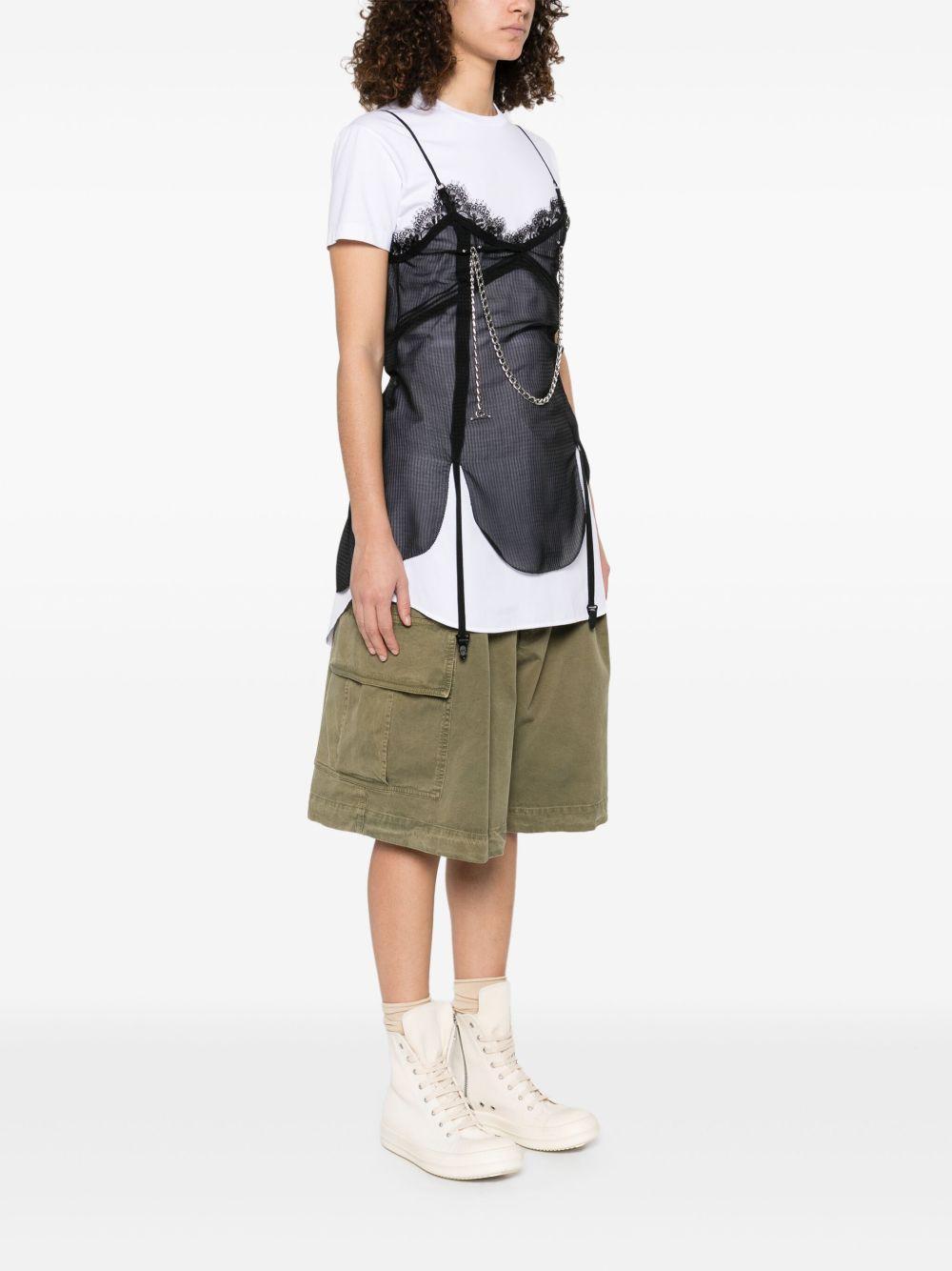 Pierced Apron dress Product Image