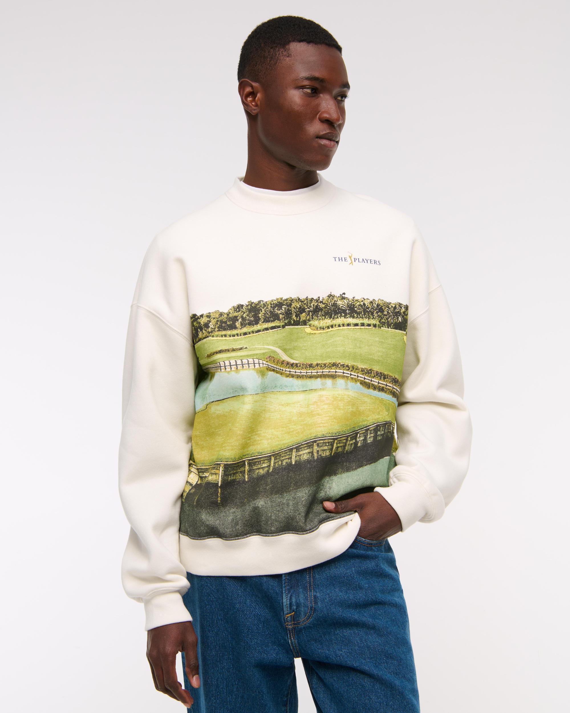Golf Graphic Crew Sweatshirt Product Image