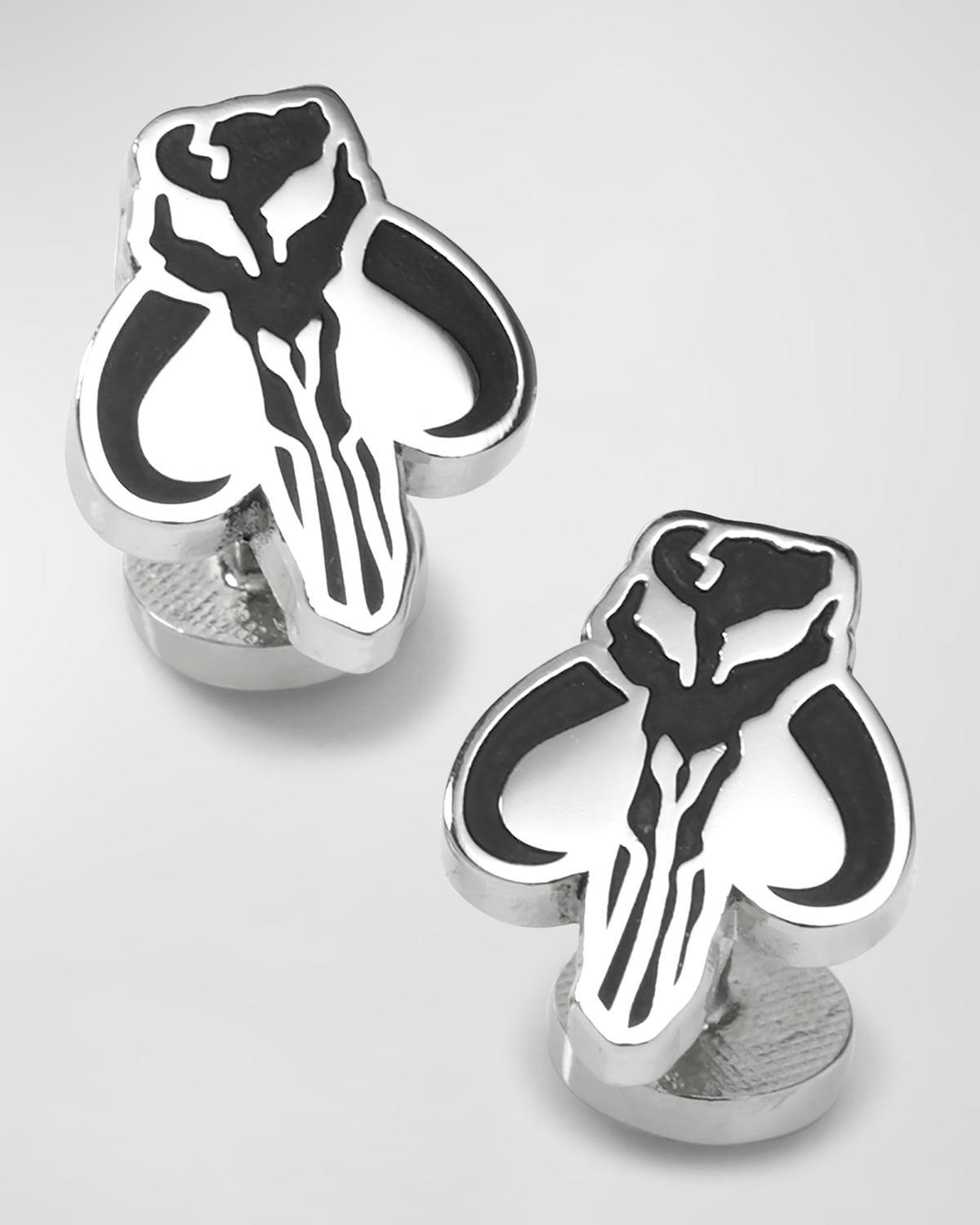 Men's Mandalorian Cufflinks, Grey Product Image