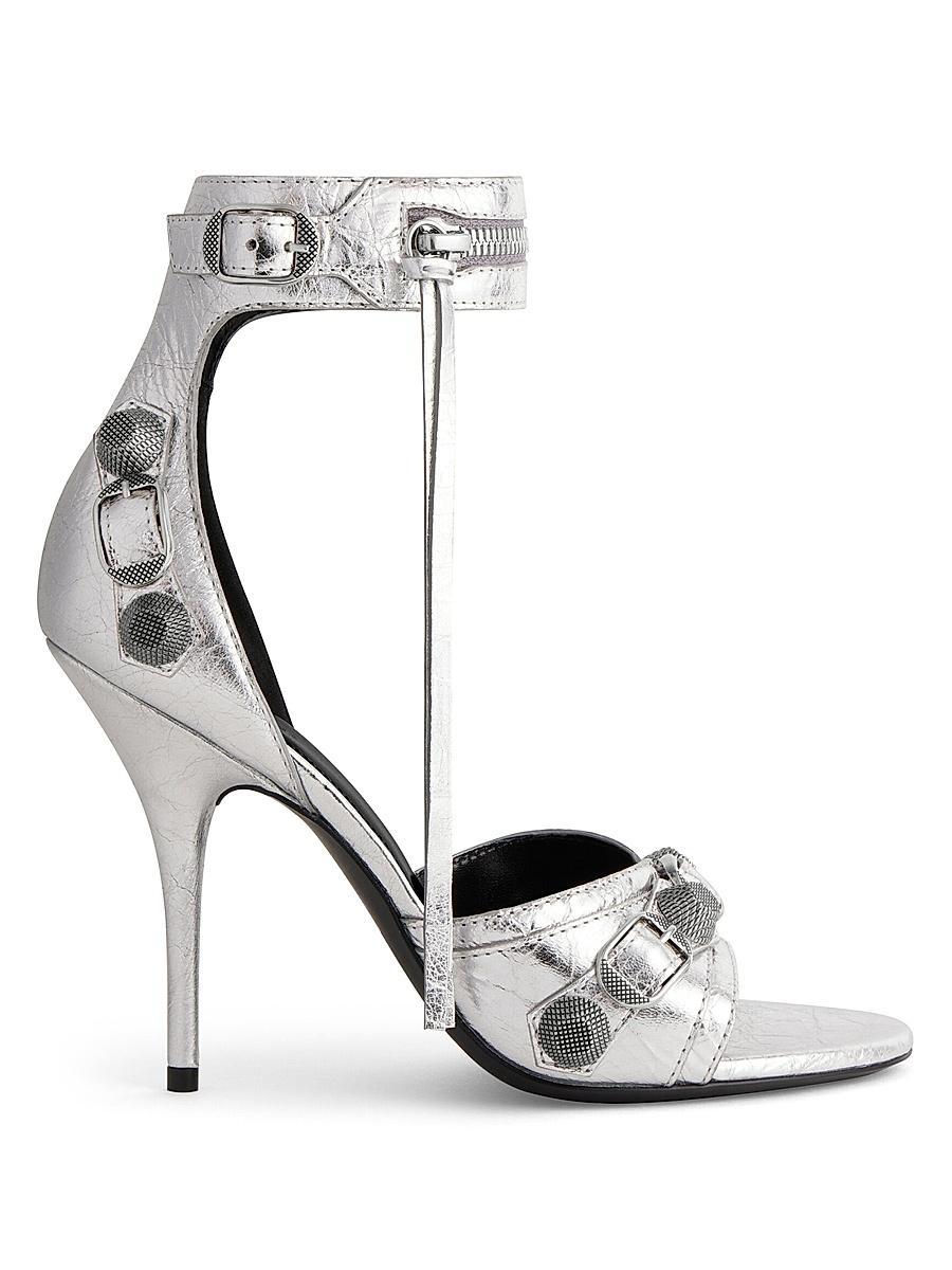 Womens Cagole 110MM Sandals Metallized Product Image