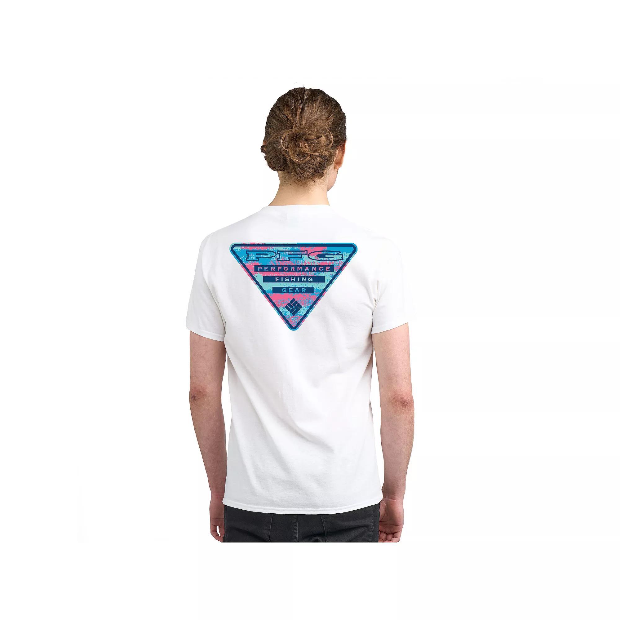Mens Columbia PFG Performance Fishing Gear Short Sleeve Graphic Tee Product Image