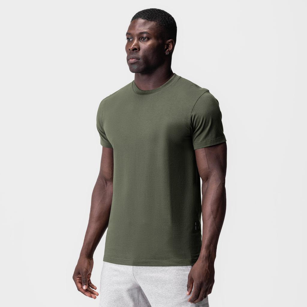 0923. Supima® Essential Tee - Olive Product Image