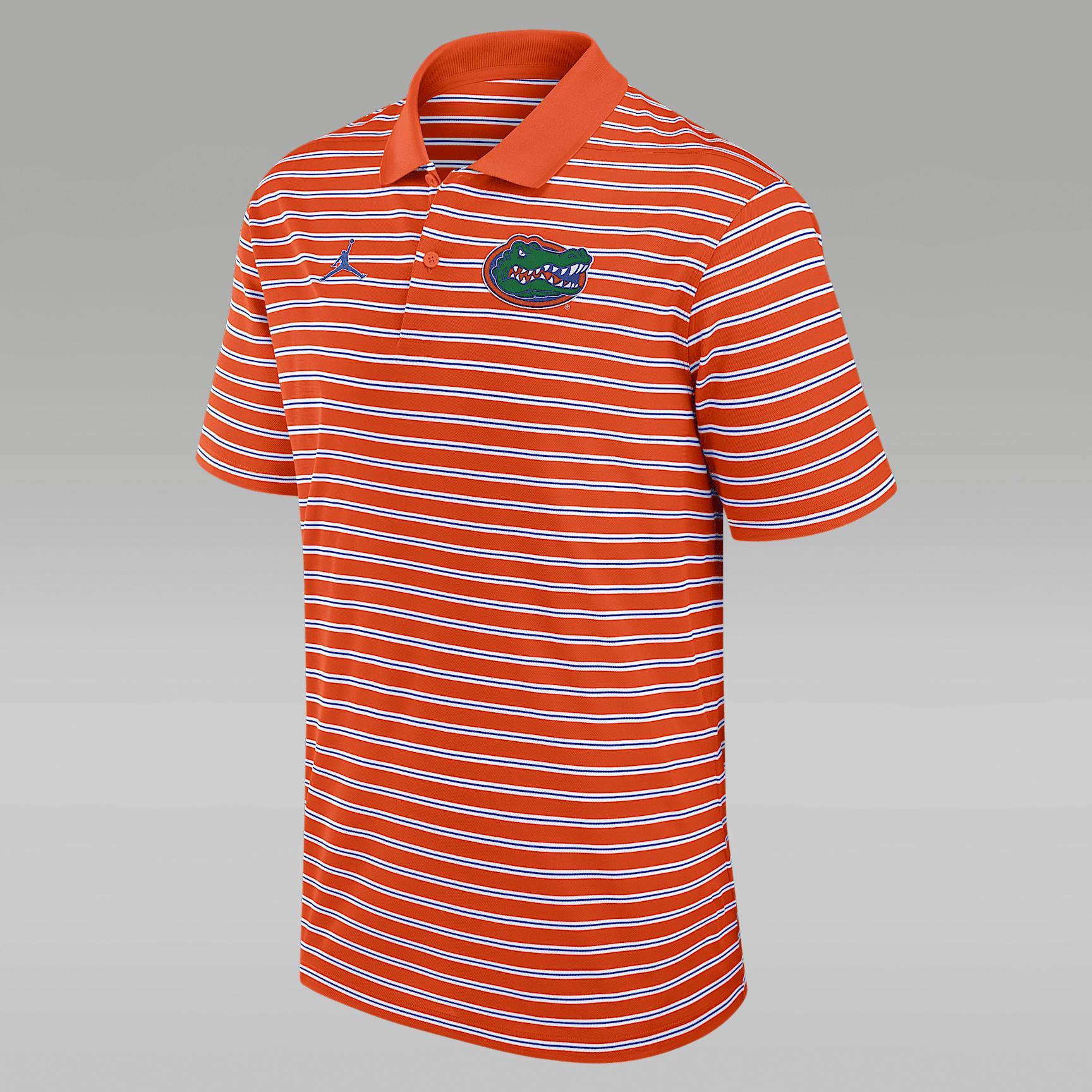 Florida Primetime Victory Striped Men's Jordan Brand Dri-FIT College Polo Product Image