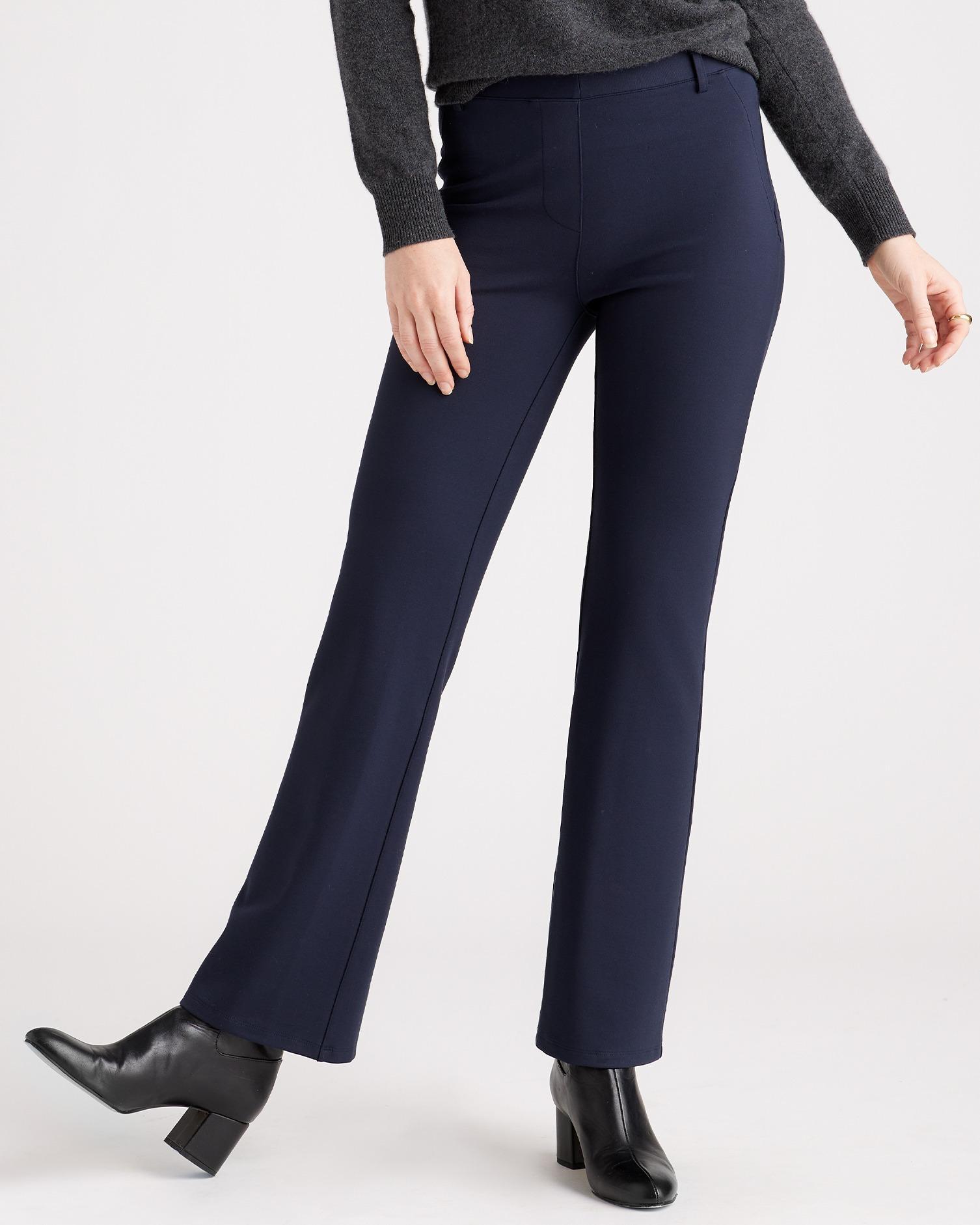 Quince | Women's Ultra-Stretch Ponte Bootcut Pants Size XL, Rayon Product Image