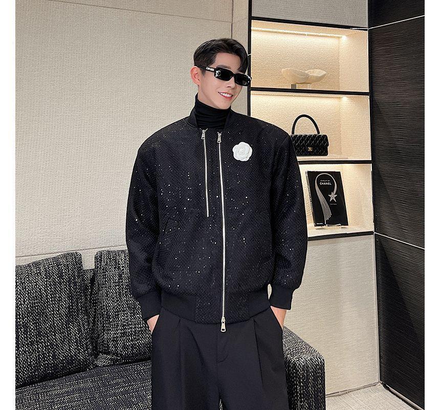 Sequin Zip Jacket Product Image