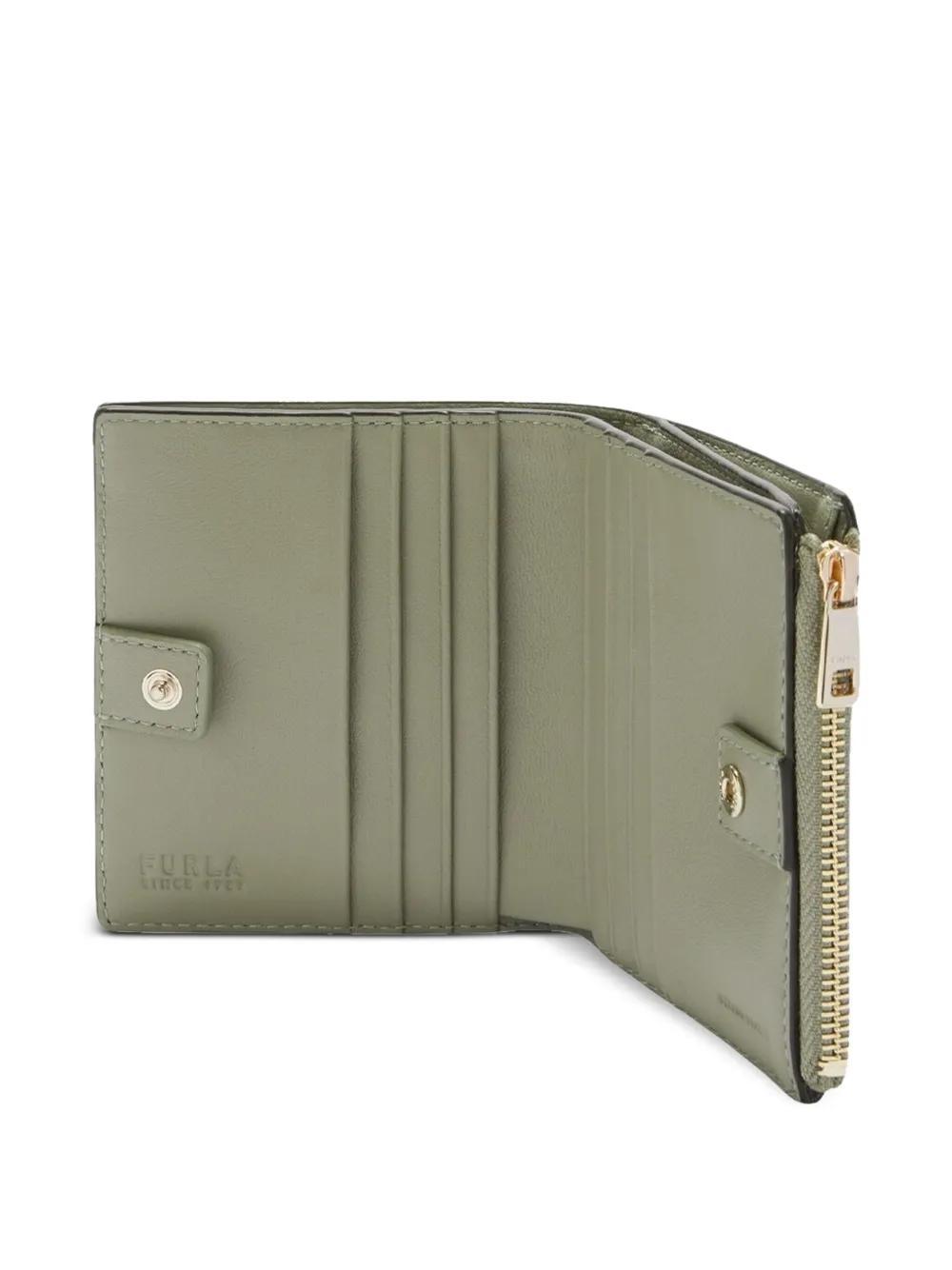 FURLA Small Sfera Wallet In Green Product Image