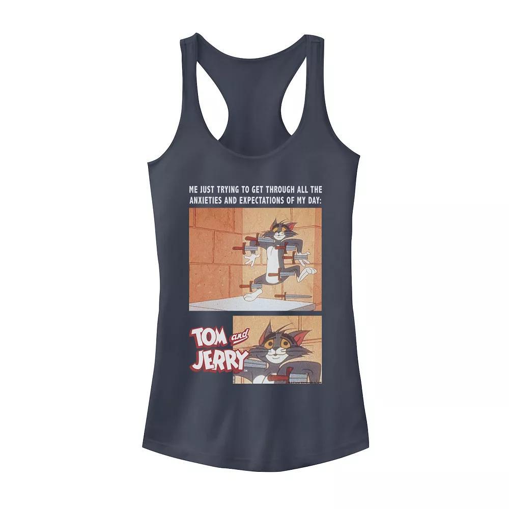 Juniors' Coca-Cola Spiral Coca Cola Logo Racerback Tank Top, Girl's, Size: Medium, Black Product Image
