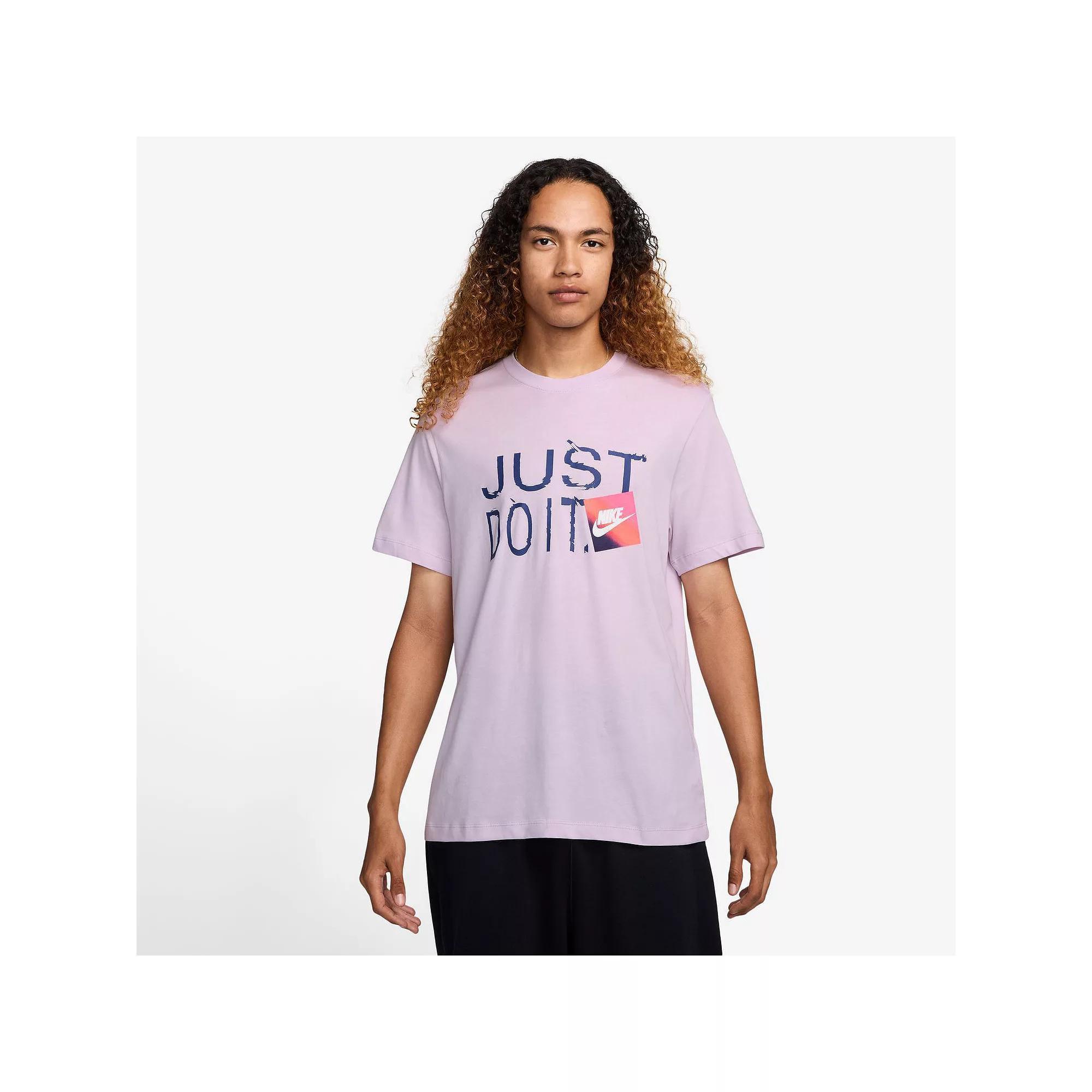 Men's Nike Sportswear Just Do It Tee, Size: Large, Doll Product Image