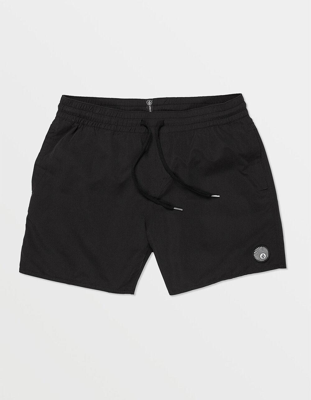 VOLCOM Lido Solid Mens 16" Volley Shorts - BLUE Product Image