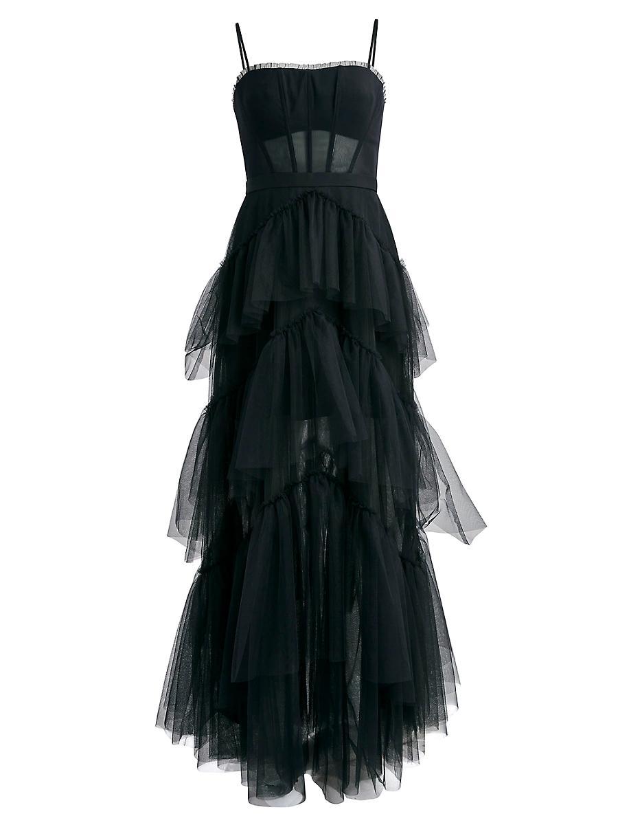 Bcbgmaxazria Tulle Corset Essential Gown Product Image