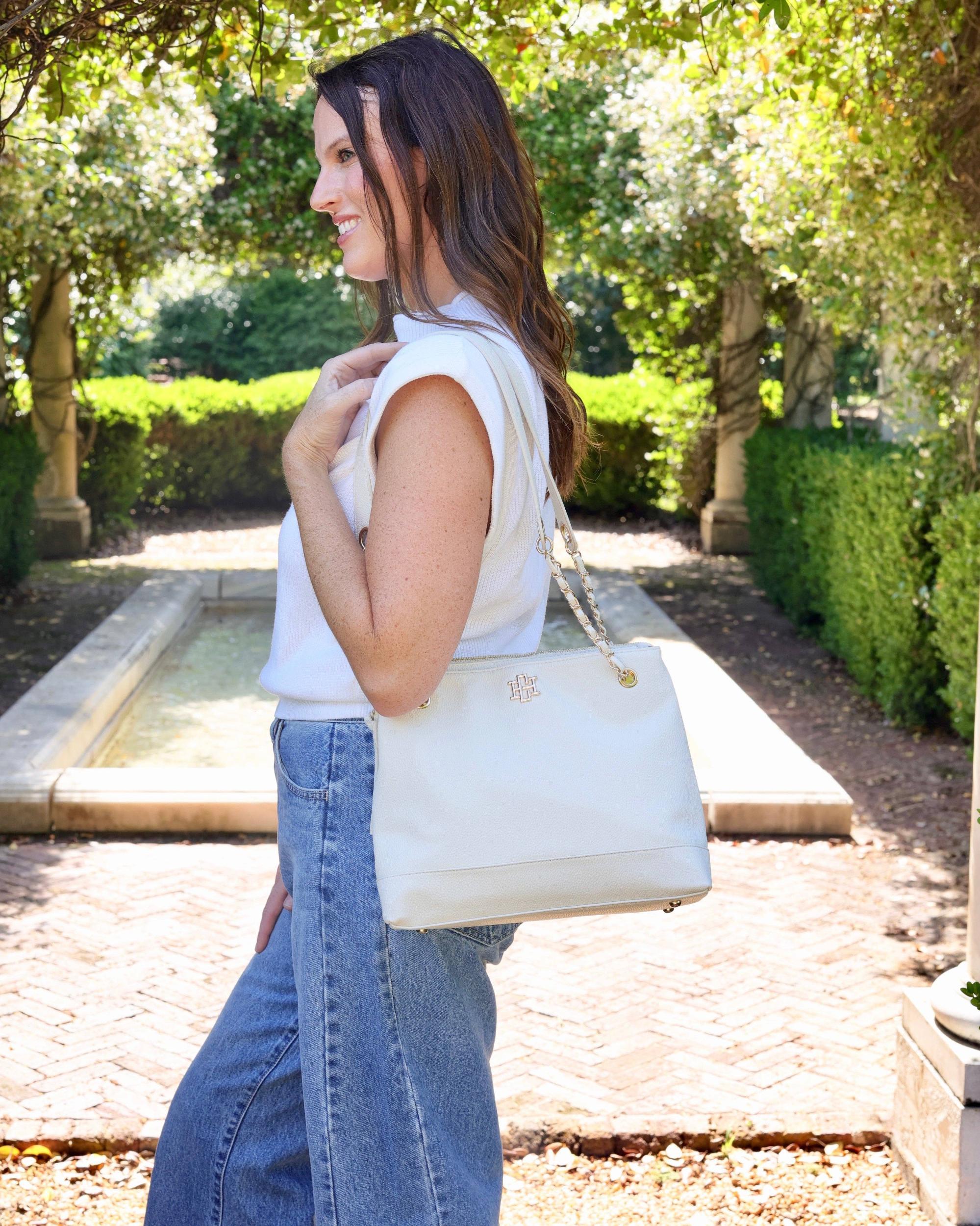 Teegan Tote Cream Product Image