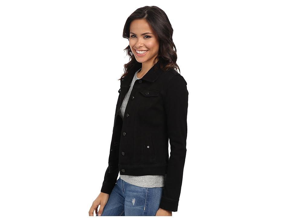 Liverpool Los Angeles Powerflex Denim Jacket Rinse) Women's Coat Product Image