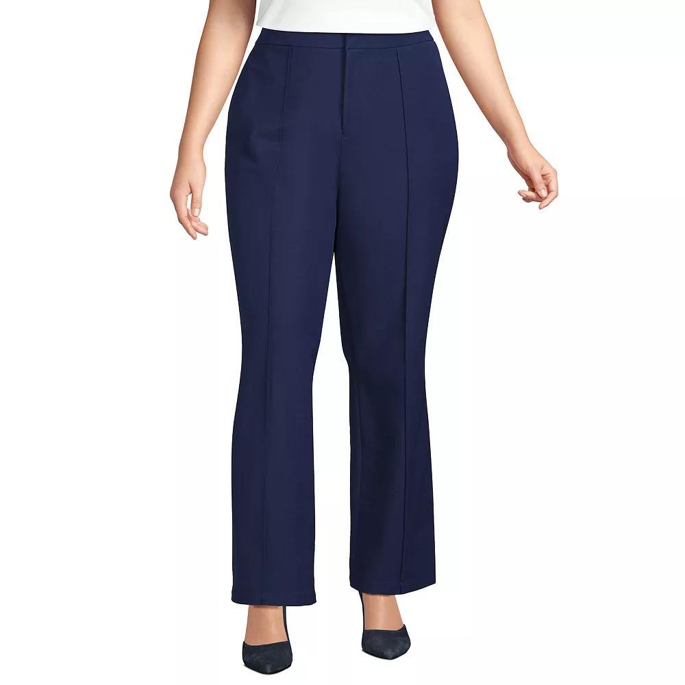 Women's Lands' End High-Rise Stretchy Bootcut Pants, Size: 6, Deep  Blue Product Image