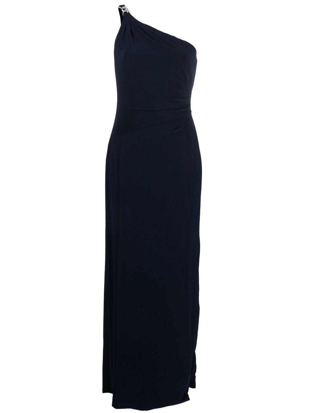 LAUREN RALPH LAUREN One-shoulder Maxi Dress In Black Product Image