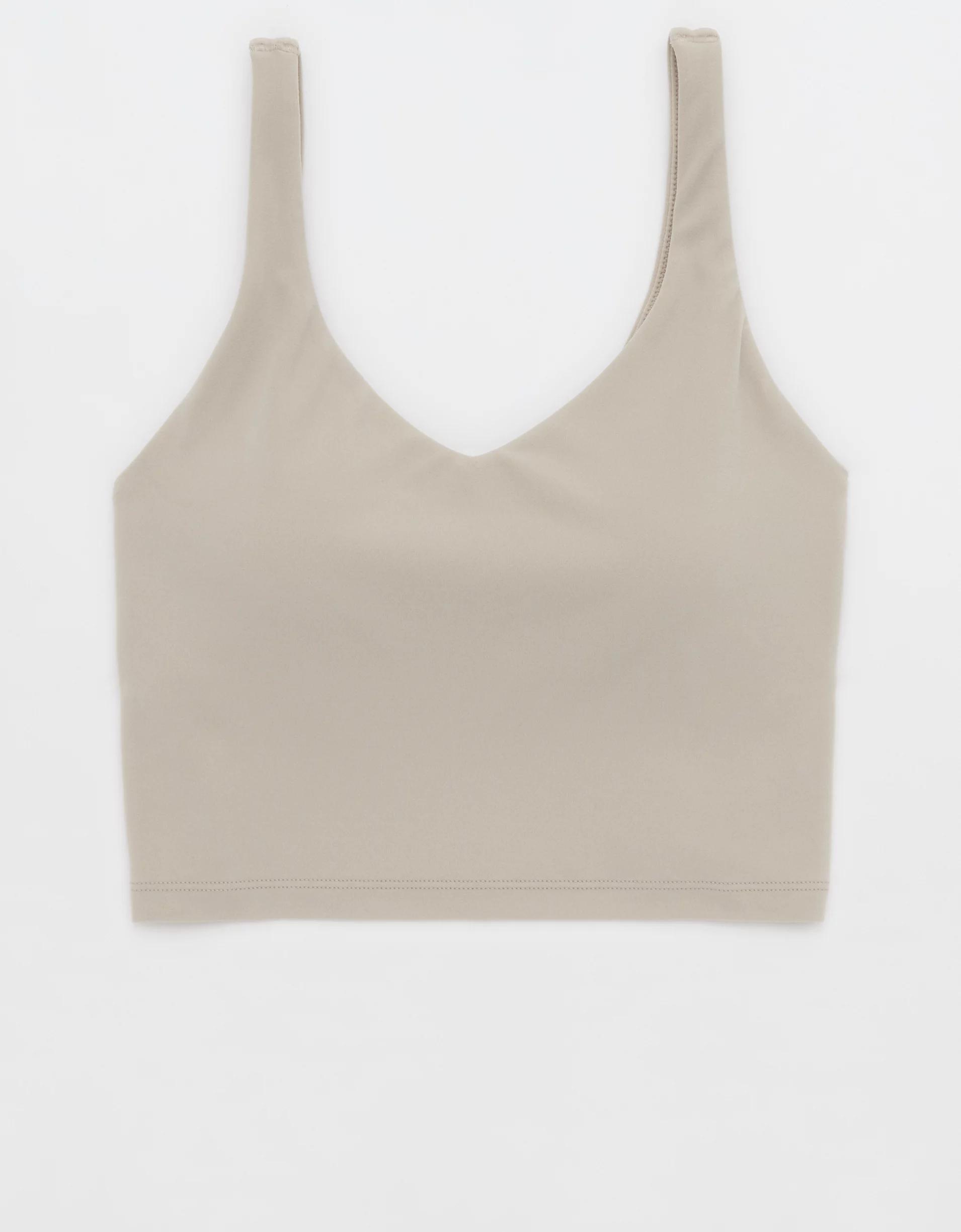 OFFLINE By Aerie Real Me Low Key Longline Sports Bra Product Image