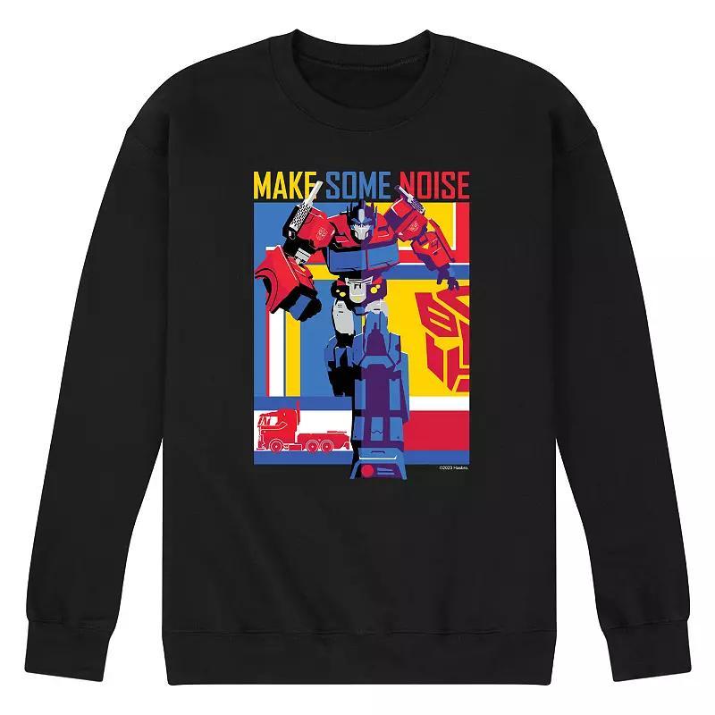 Mens Transformers Make Some Noise Fleece Sweatshirt Product Image