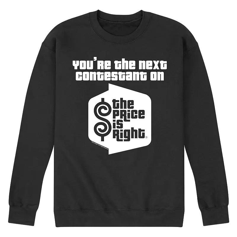 Mens The Price Is Right Youre The Next Contestant Graphic Sweatshirt Blue Product Image