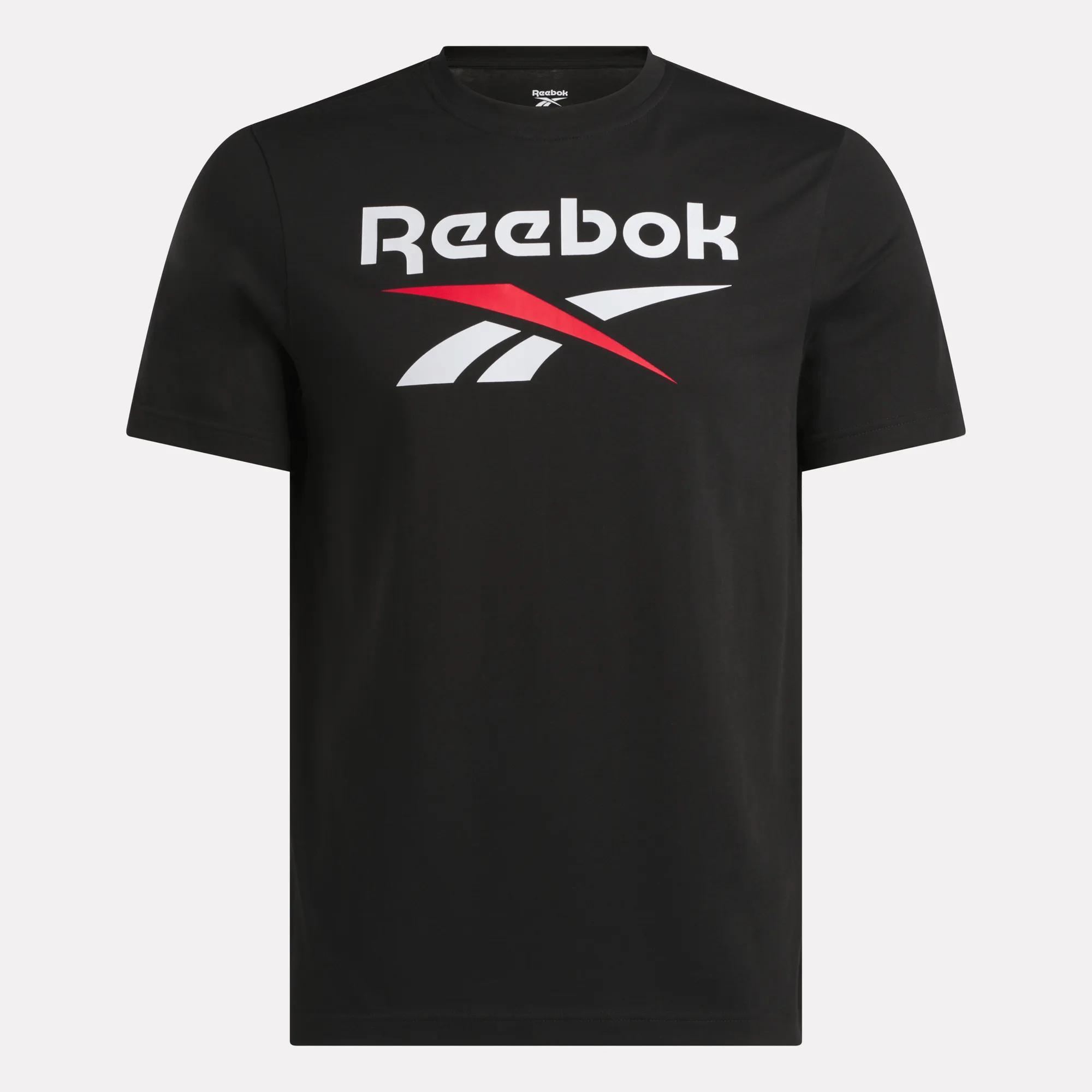 Men's Reebok Identity Big Stacked Logo T-Shirt Product Image