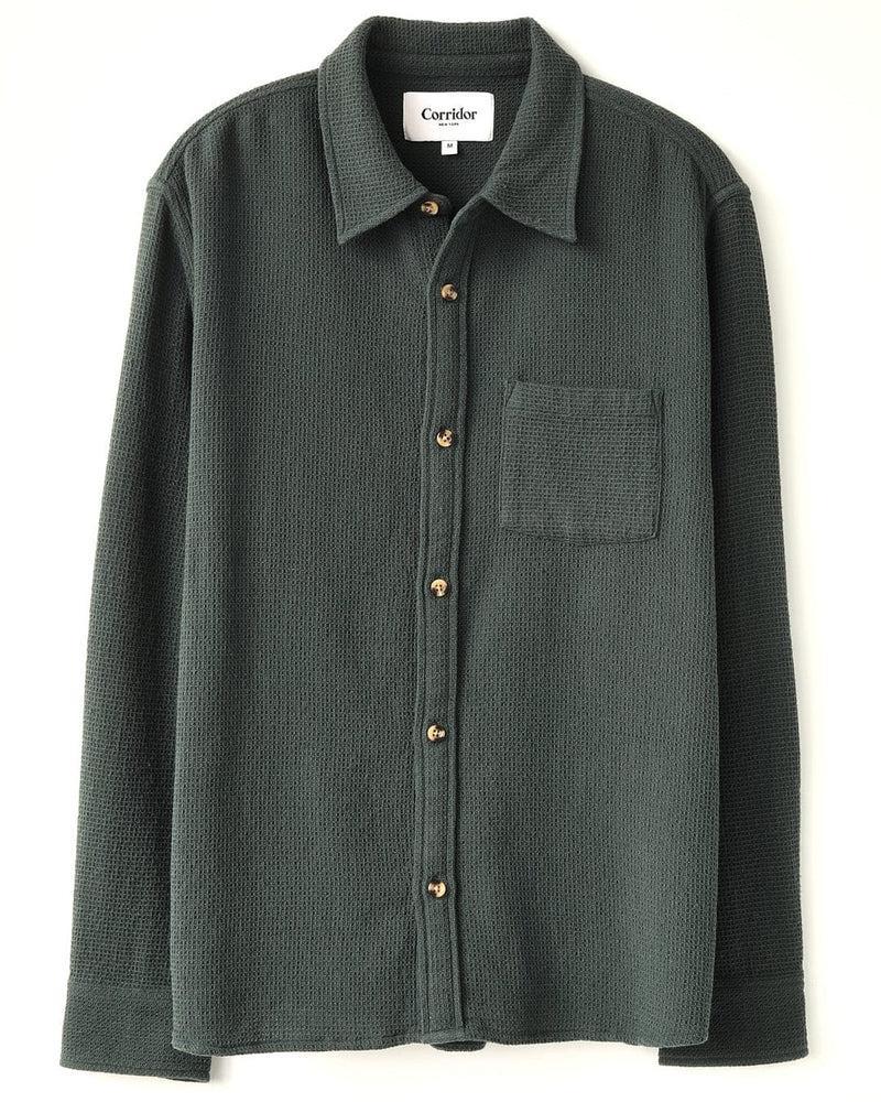 Waffle LS - Washed Indigo Product Image