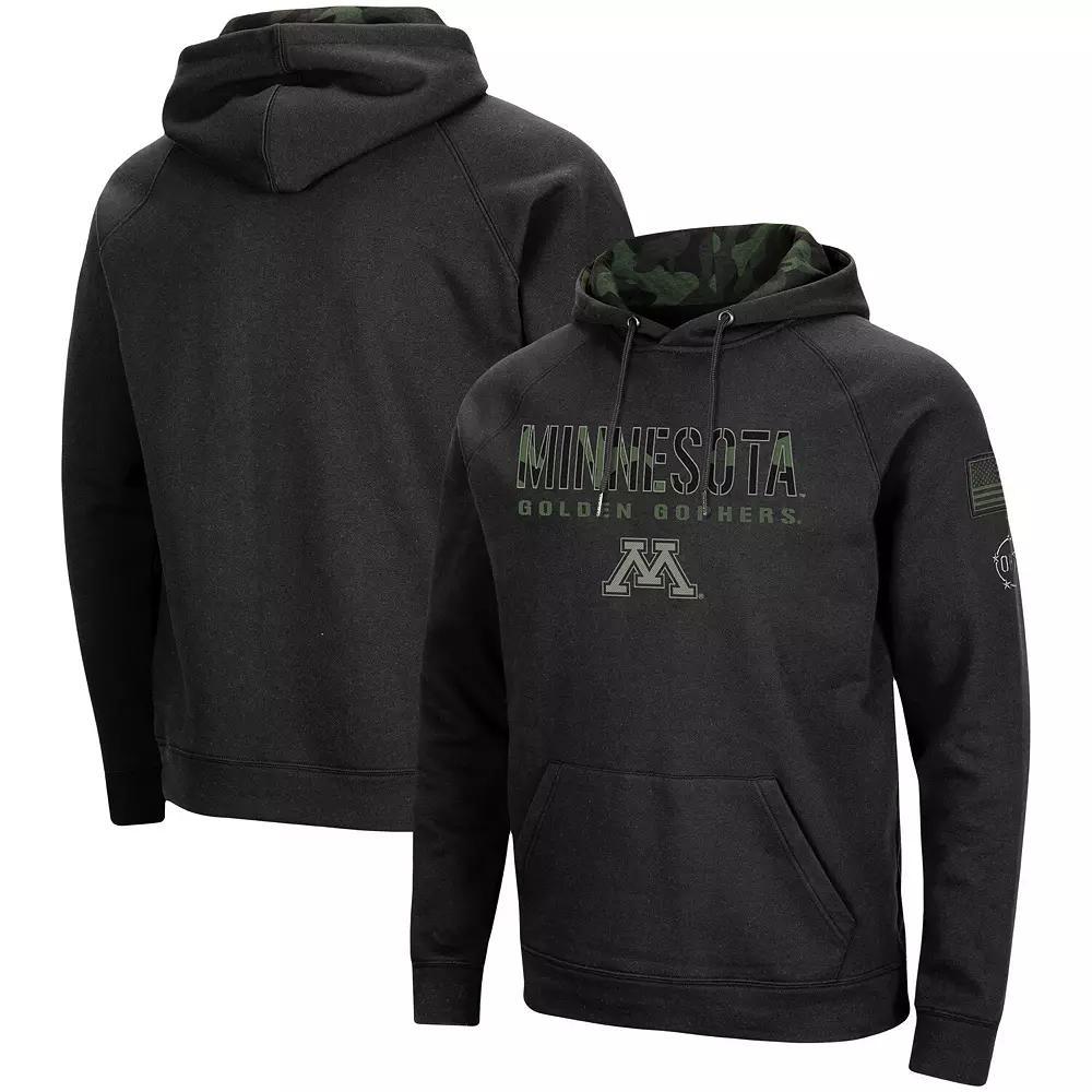 Mens Colosseum Minnesota Golden Gophers OHT Big & Tall Raglan Pullover Hoodie Product Image