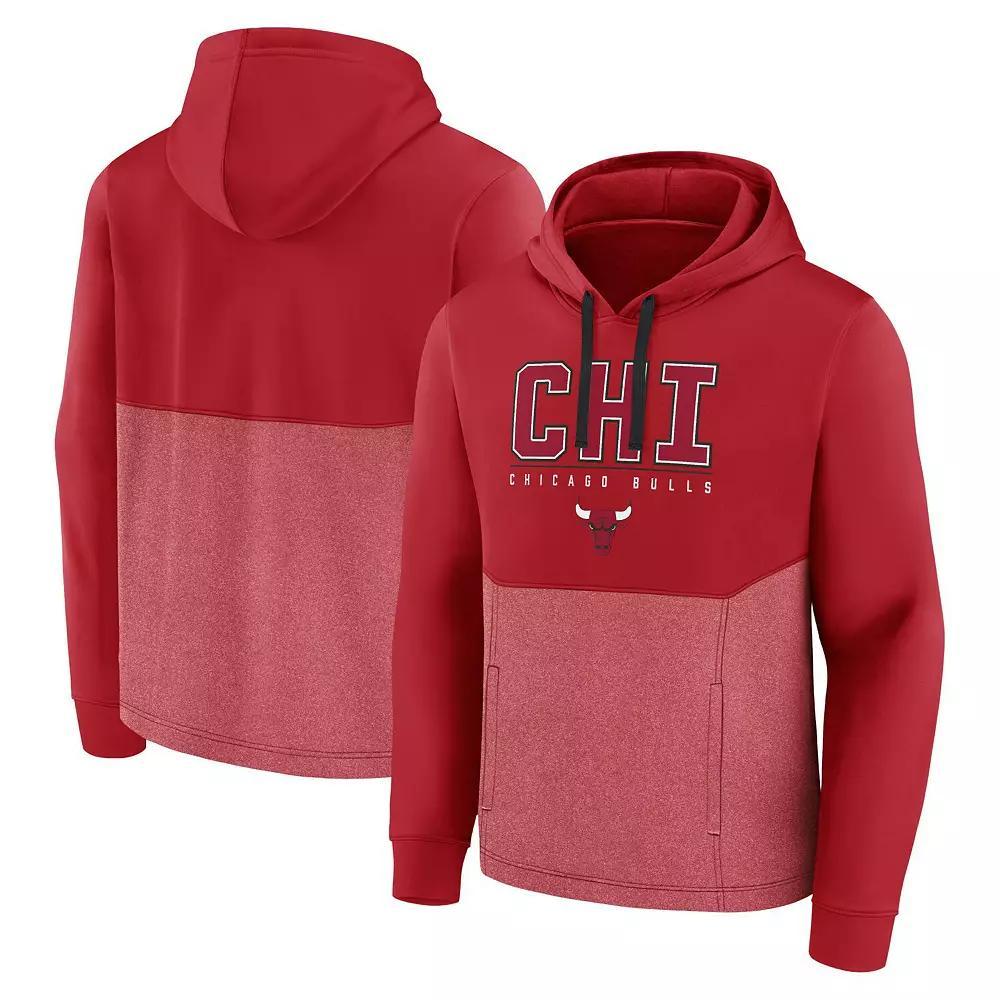 Mens Fanatics Branded Chicago Bulls Successful Tri-Blend Pullover Hoodie Product Image
