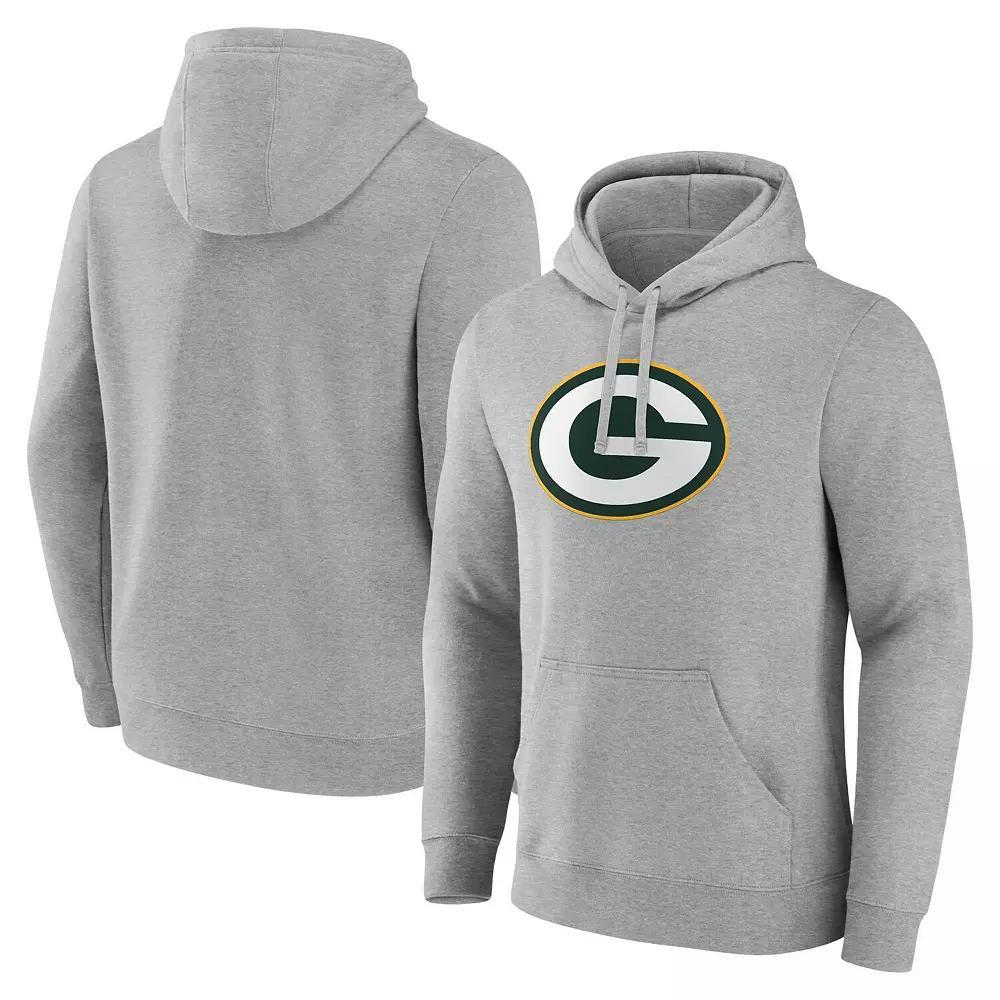 Men's Fanatics Heather Gray Los Angeles Rams Deliver Fleece Pullover Hoodie, Size: Large, Grey Product Image