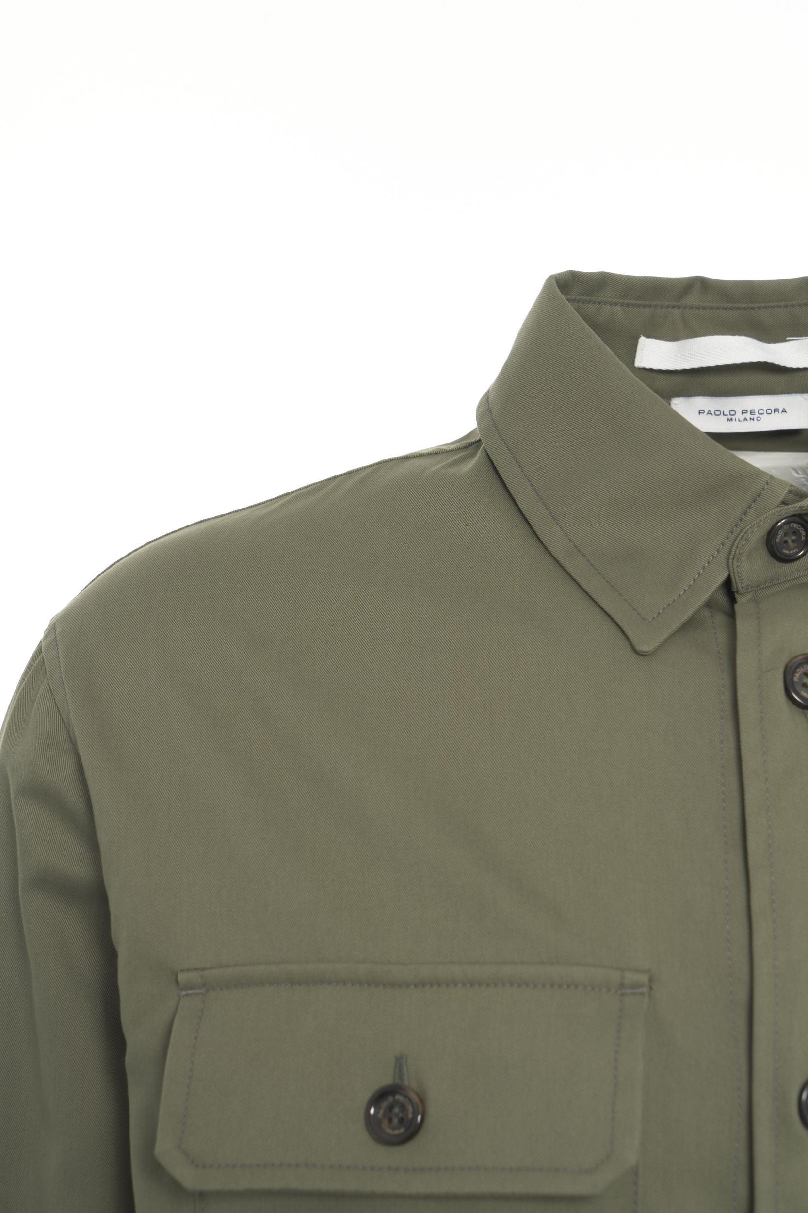 Overshirt in gabardine Product Image