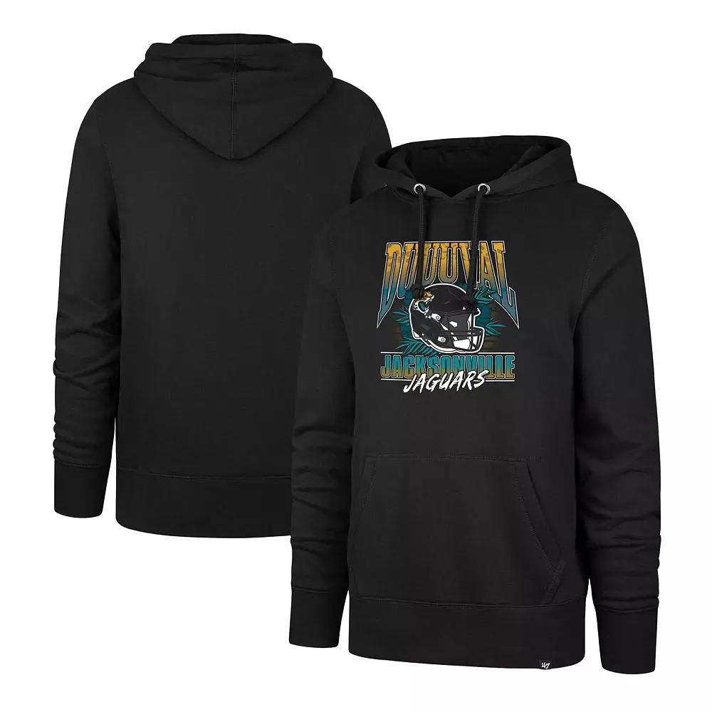 Men's '47 Black Jacksonville Jaguars Regional Headline Pullover Hoodie, Size: XL Product Image