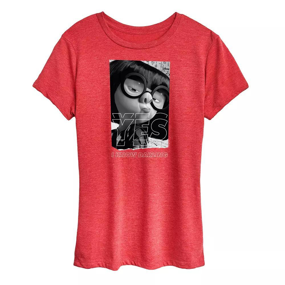 Women's Shamrock Hearts Line Art Graphic Tee, Size: Large, Heather Grey Product Image