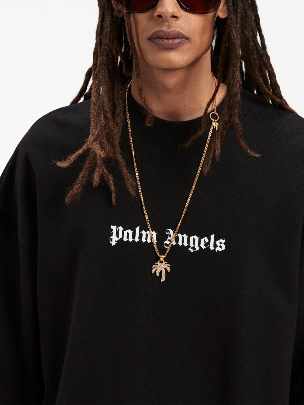 logo-print crew-neck sweatshirt Product Image