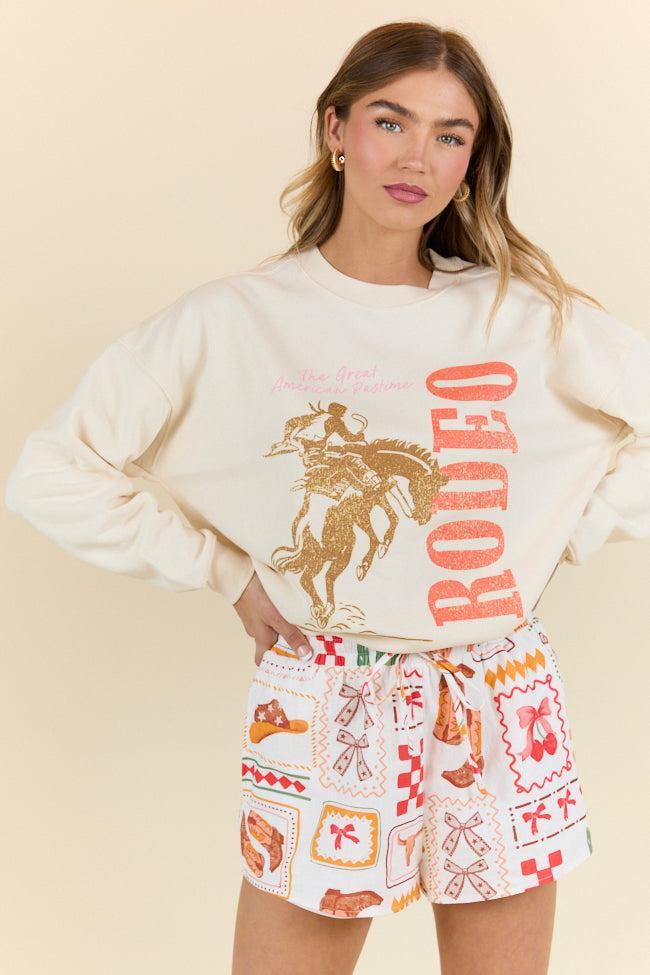 Rodeo Threads Western Print Shorts Product Image