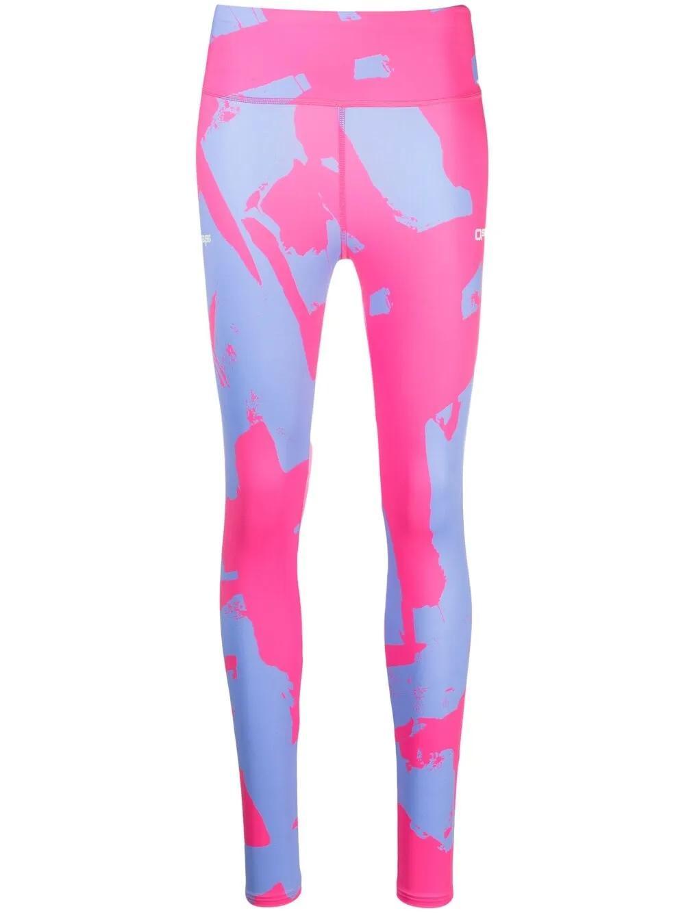 printed high-waist leggings Product Image