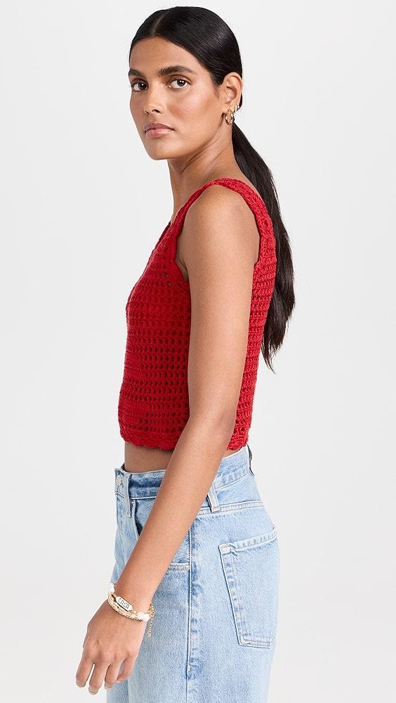Suzie Kondi Chania Crochet Tank | Shopbop Product Image
