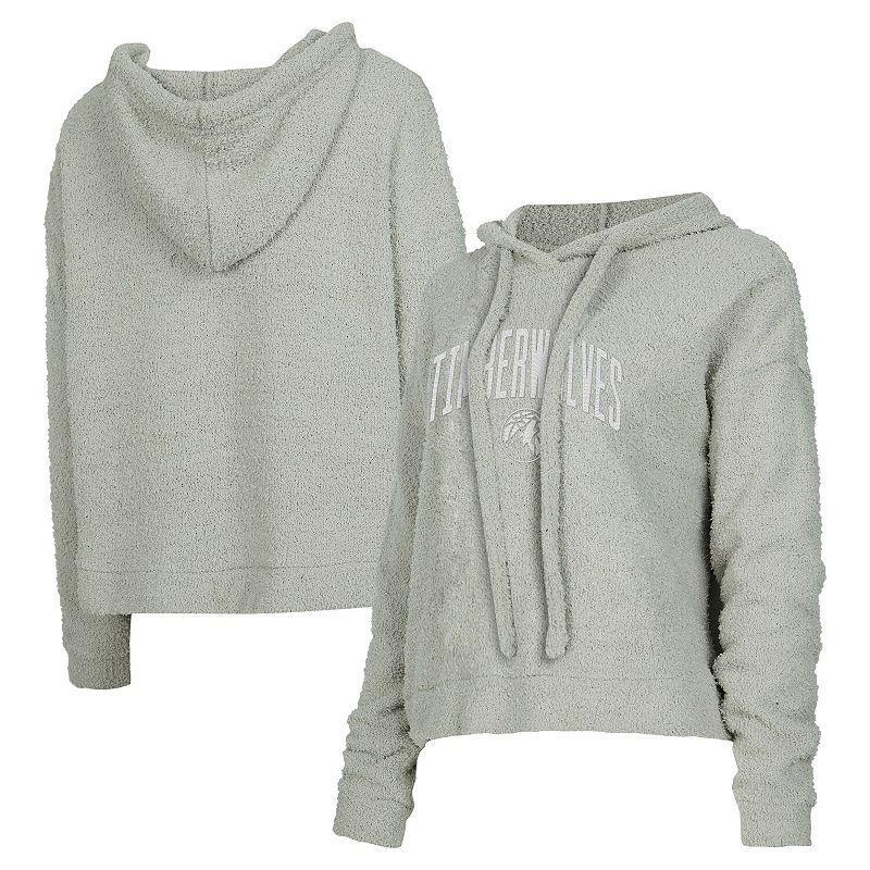 Women's Concepts Sport  Gray Minnesota Timberwolves Ventura Comfy Pullover Hoodie, Size: Medium, Grey Product Image