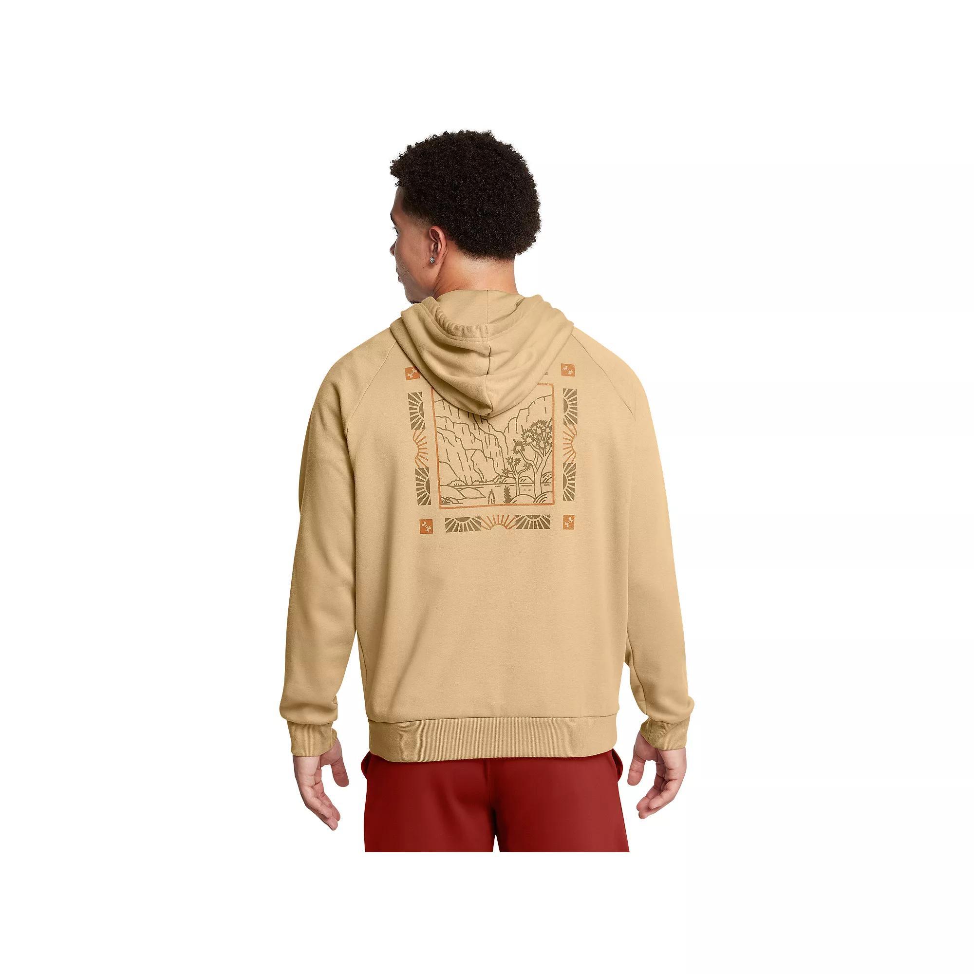 Men's Under Armour Rival Mountain Hoodie, Size: XXL, Brown Product Image