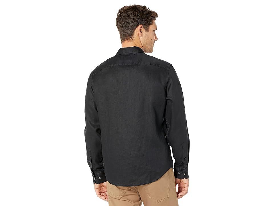 UNTUCKit Wrinkle-Resistant Linen Vin Santo Shirt Men's Clothing Product Image
