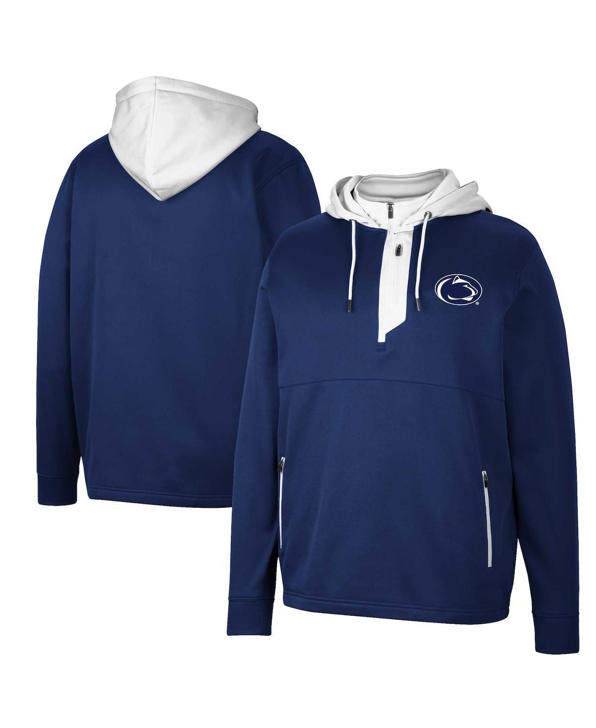 Men's Colosseum Crimson Oklahoma Sooners Luge 3.0 Quarter-Zip Hoodie, Size: Large, Red Product Image
