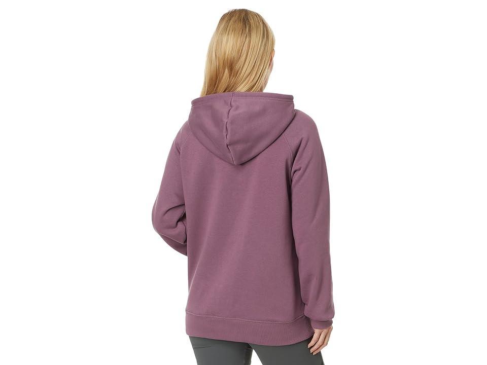 The North Face Half Dome Pullover Hoodie (Midnight Mauve/Deep Mulberry) Women's Clothing Product Image