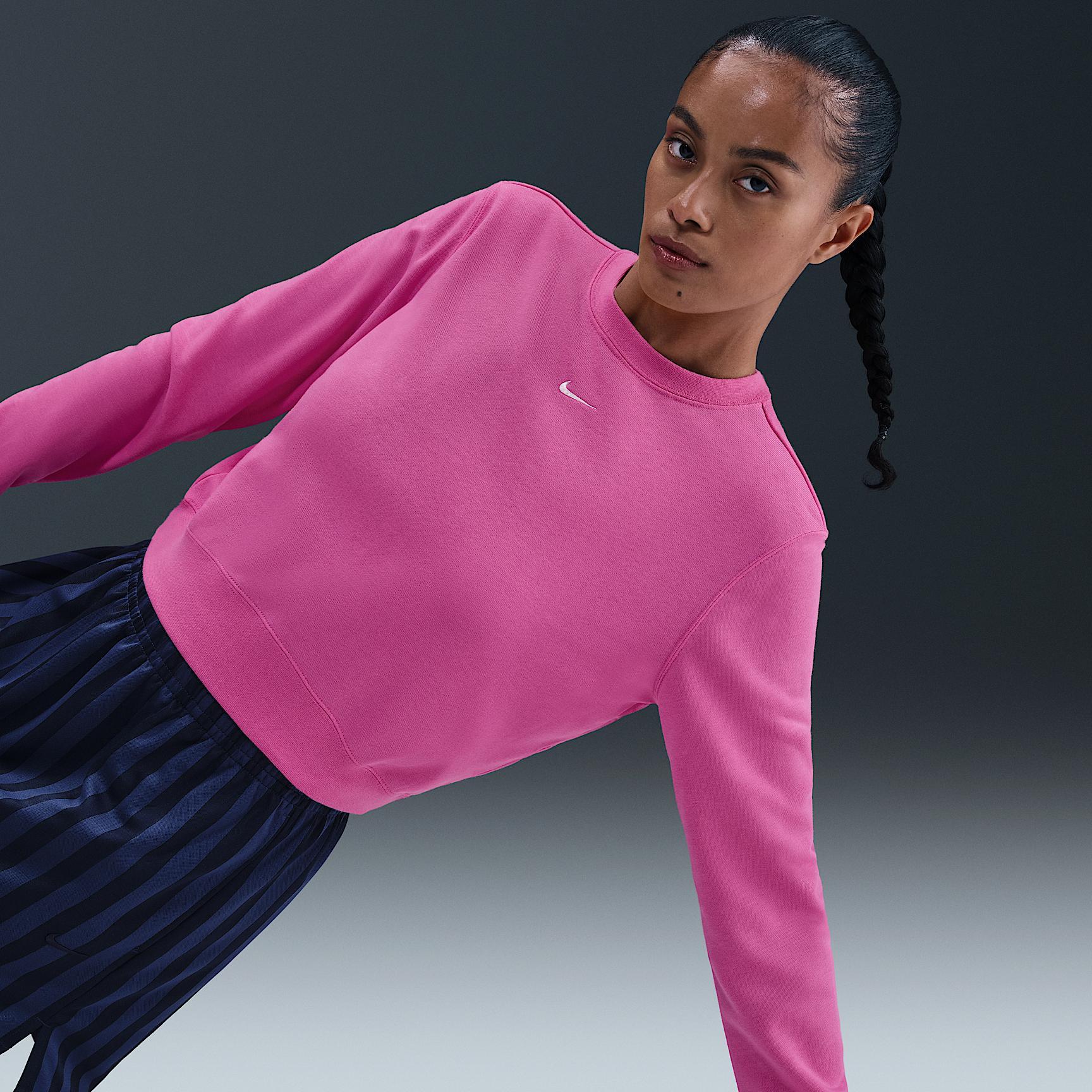 Nike Sportswear Chill Terry Women's Crew-Neck French Terry Sweatshirt Product Image